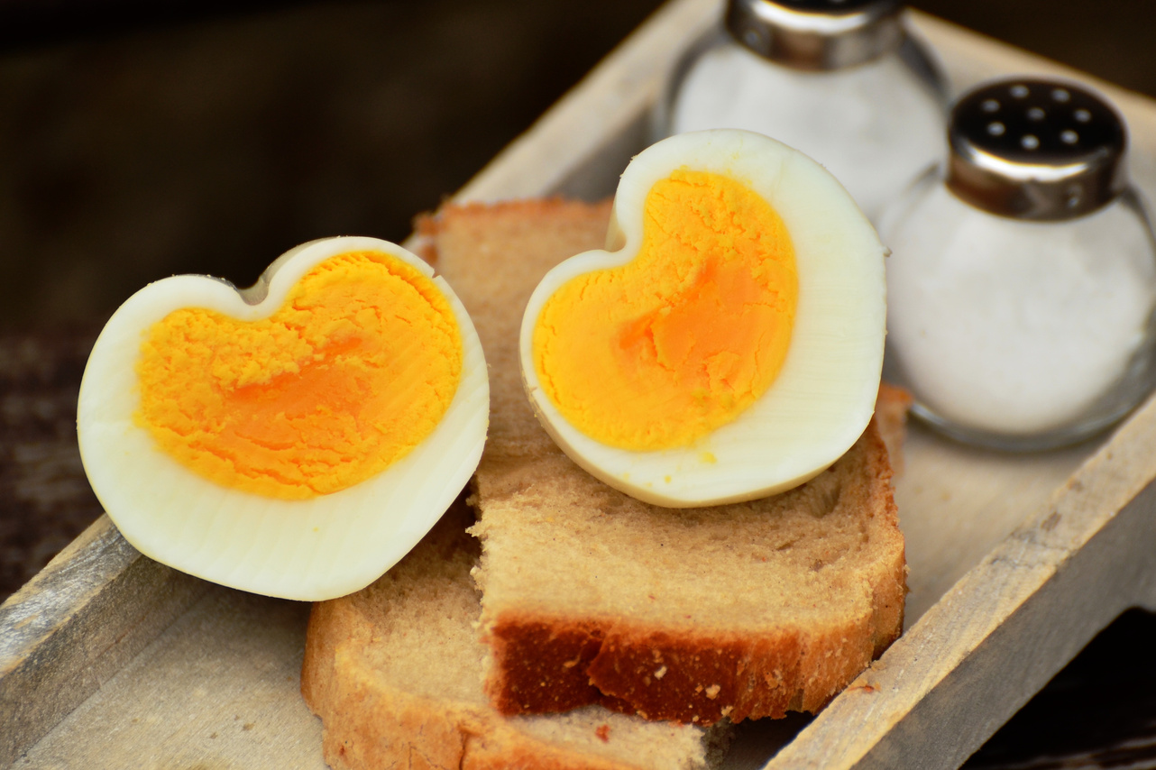 Hard Boiled Egg on Toast